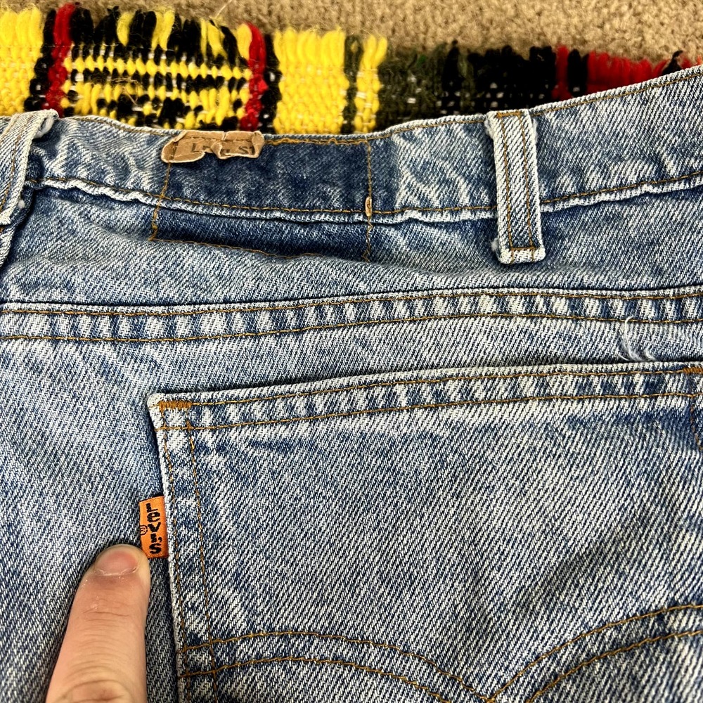 vintage 90s levis orange tab jeans no tag but fit like as 34x34